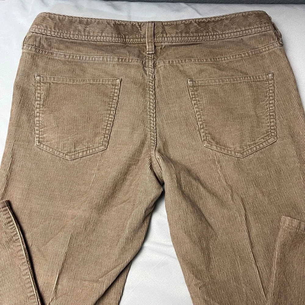 J. Hilburn Corduroy Chino Pants Relaxed Fit Casual Everyday Tan Brown Size 36x30